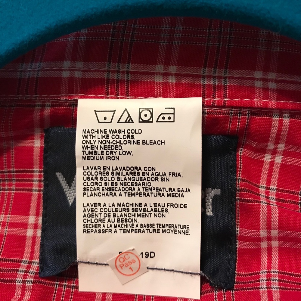 🇺🇸ALS🇺🇸 NWT XL Red Wrangler Western Shirt - Picture 12 of 12